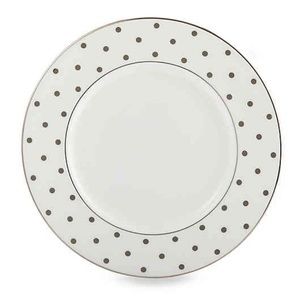 NWT Kate Spade Larabee Road Two Platinum 9” Plates